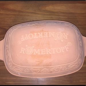 Romertopf 110 Roman Pot 1.5 Qt.Clay Oven Roaster